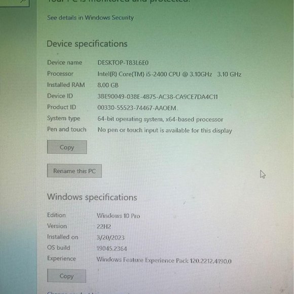 Prebuilt pc - Picture 3 of 4